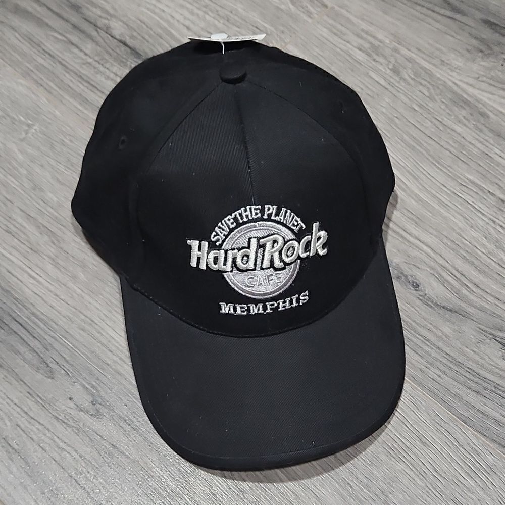 NWT Black Hard Rock Cafe Memphis Adjustable Cap